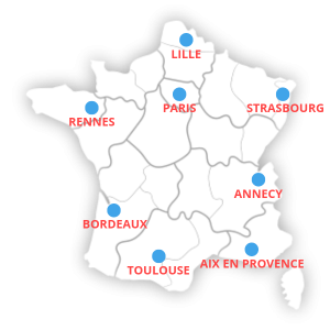 carte de france actoria